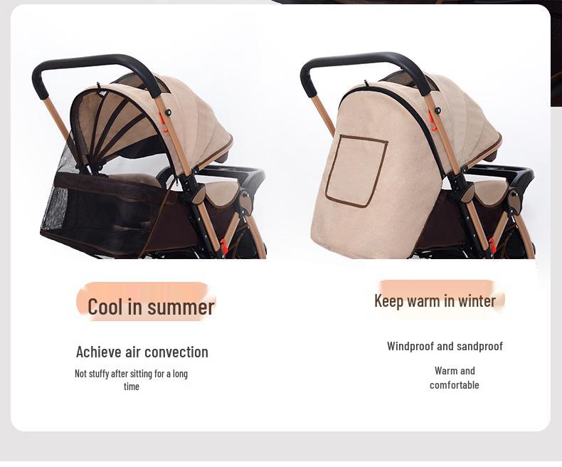 Lightweight Two-Way Baby Stroller: Foldable, High Landscape Design for Sitting or Lying Down, Ideal for Newborns