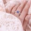 Personality Simple Korean Women Girls Pearl Ring Finger Rings Natural Stone Fashion Jewelry