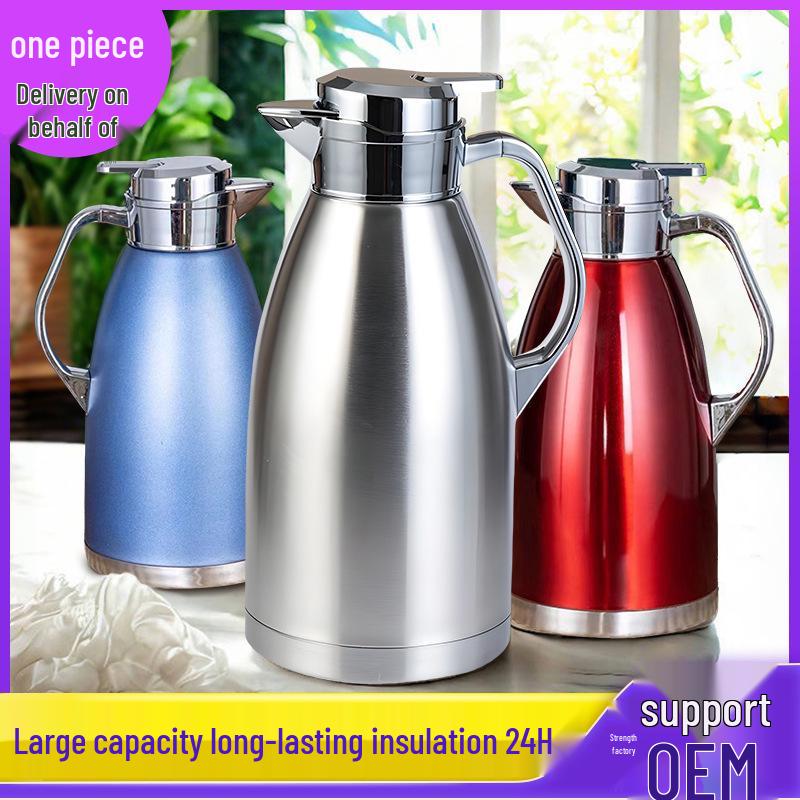 316 Stainless Steel Insulated Teapot with Large Capacity for Hot Water or Coffee