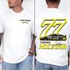 Carson Hocevar #77 Race Shirt, NASCAR Coureur Grafisch T-shirt, Motorsport Fan Kleding