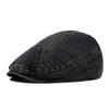 Džínová baret British Vintage pánská kšiltovka jarní podzimní kšiltovka