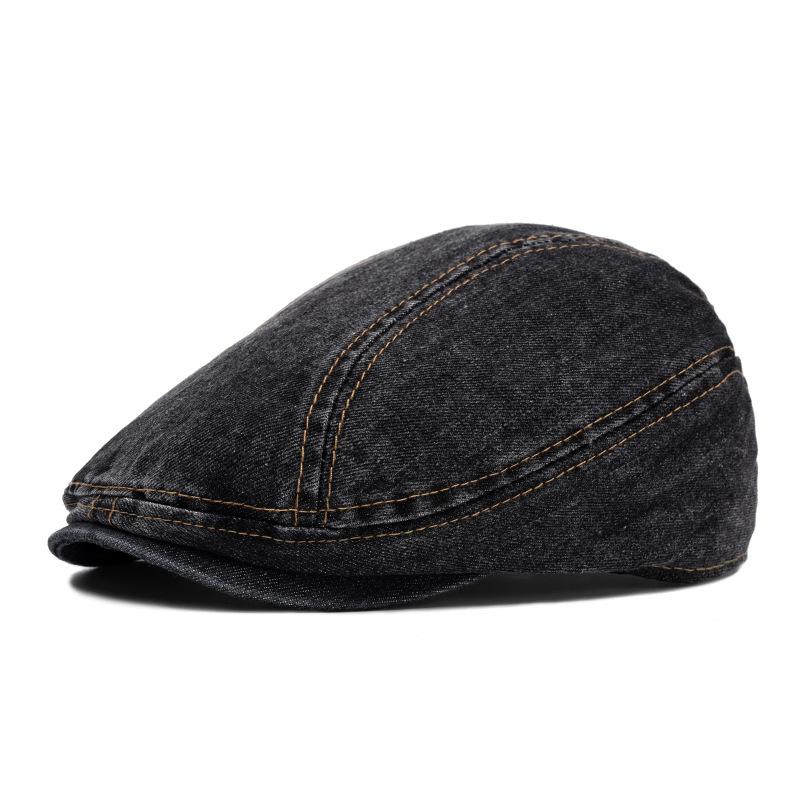 Džínová baret British Vintage pánská kšiltovka jarní podzimní kšiltovka