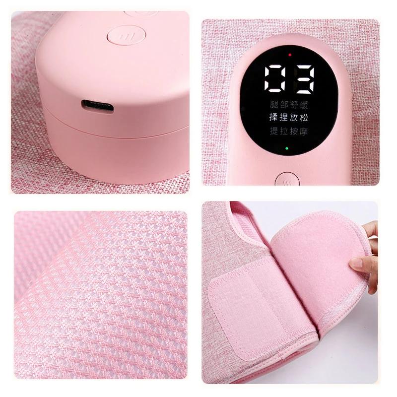 Electric Heated Calf Massager Wireless Air Pressure Leg Massager Hot Compress Calf Massage Machine Promote Blood Circulation