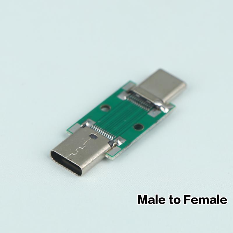 Type-C Multi-Function Test Board Usb 3.1 Type C 24 Pin Female To Male Female 24P High Current Adapter Pcb Board