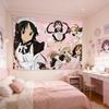 1pc Anime Maid Tapestry Polyester 2D Print KOn Maid Cafe Design Wall Decor for Bedroom Living Room Anime Fan Room Decoration