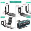 Vertical GPU Card Holder 3 Slot Metal Graphics Card Stand PCIE3.0 for Better Cooling Stability GPU Bracket