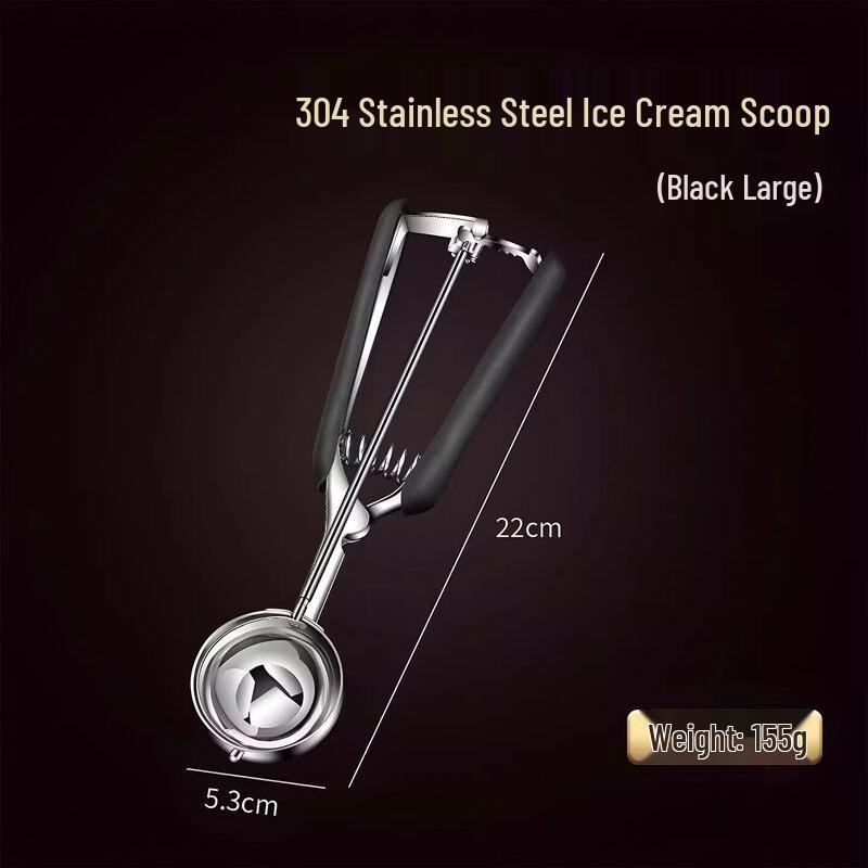 304 Stainless Steel Ice Cream Scoop & Baller Set