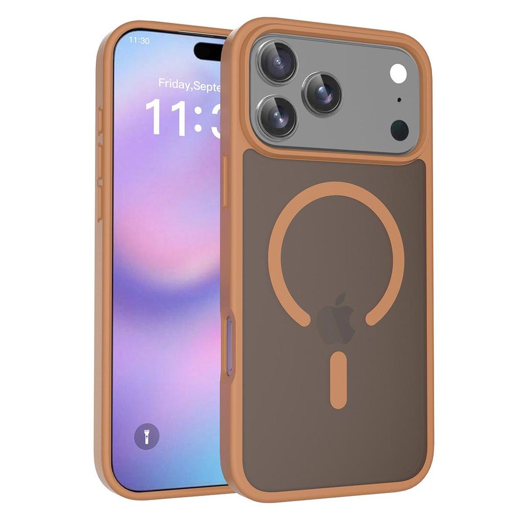 Silver Shield Frosted iPhone 17 Pro Max Magnetic Case