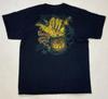 Blue 84 Hang Loose Kauai Hawaii Graphic T-shirt Men Large Black Short Sleeve