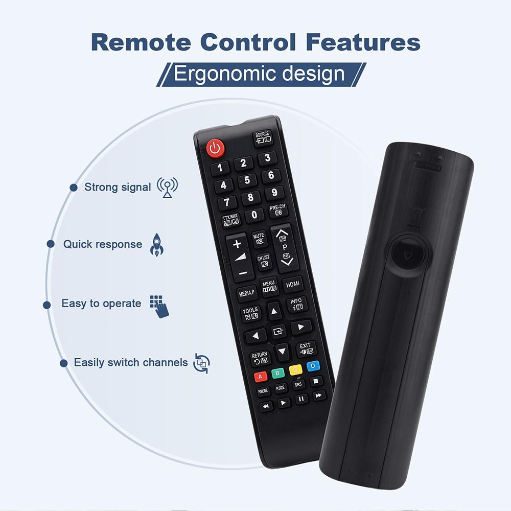 Universal Remote Control for Samsung Smart Tv, Control Replacement Fit for 4K Uhd Hdtv Led Lcd Tvs, TV Control No Setup Required