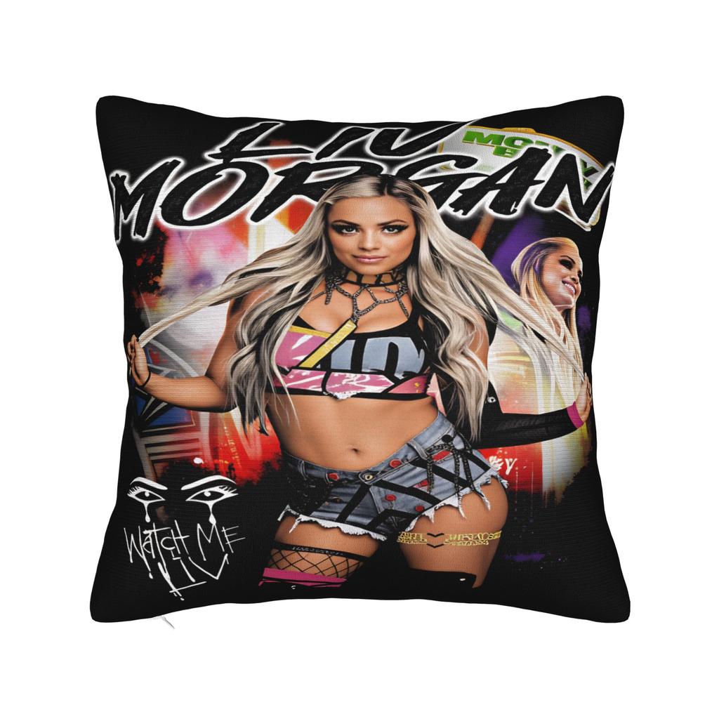 Liv Morgan American Wrestler And Actress  Pillow Case  Custom Pillow Cover For Chair Sofa Home Decor Cute Funny Pillowcases