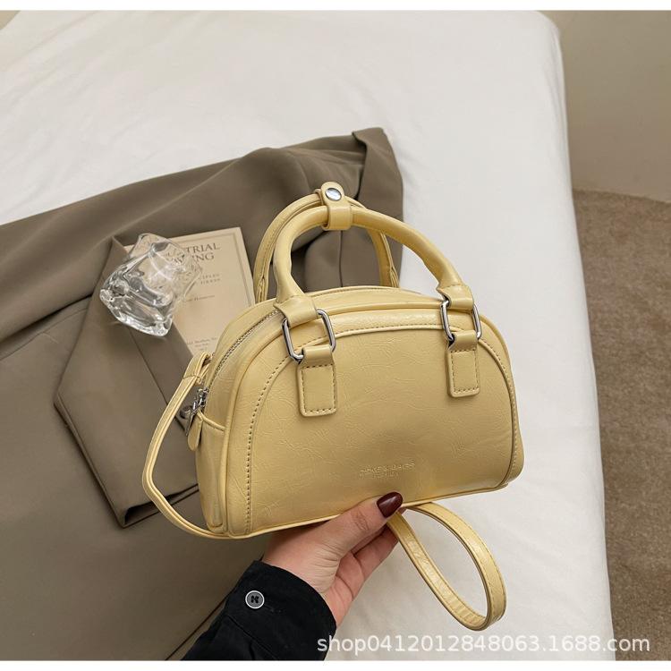 

2025 новая ретро мода портативная маленькая квадратная сумка женская Сен Мэн осень и зима для работы сумка Бостон модная сумка-мессенджер