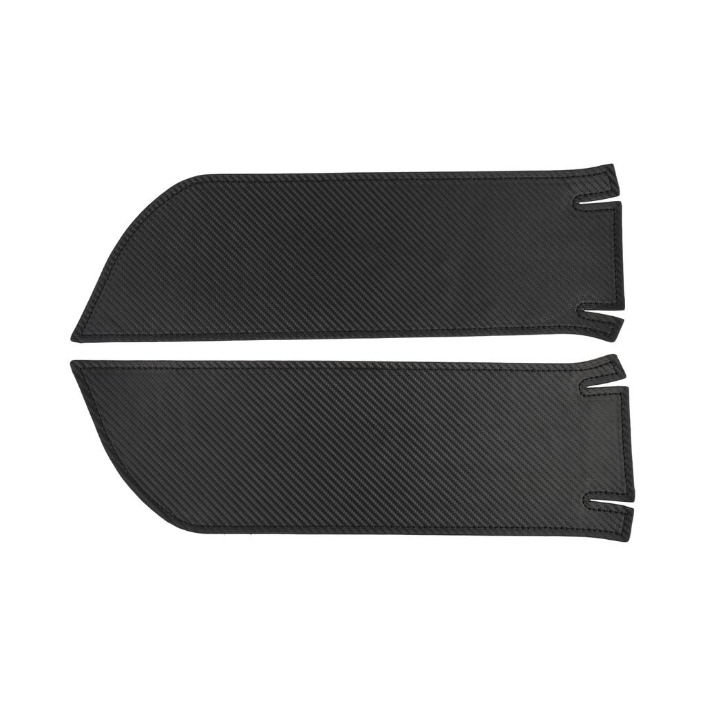 GIMUYA Door Kick Guards for Honda New Custom October 2023 Set of 2 Scratch and Stain Prevention Interior Custom PU Leather with Carbon Fiber Look