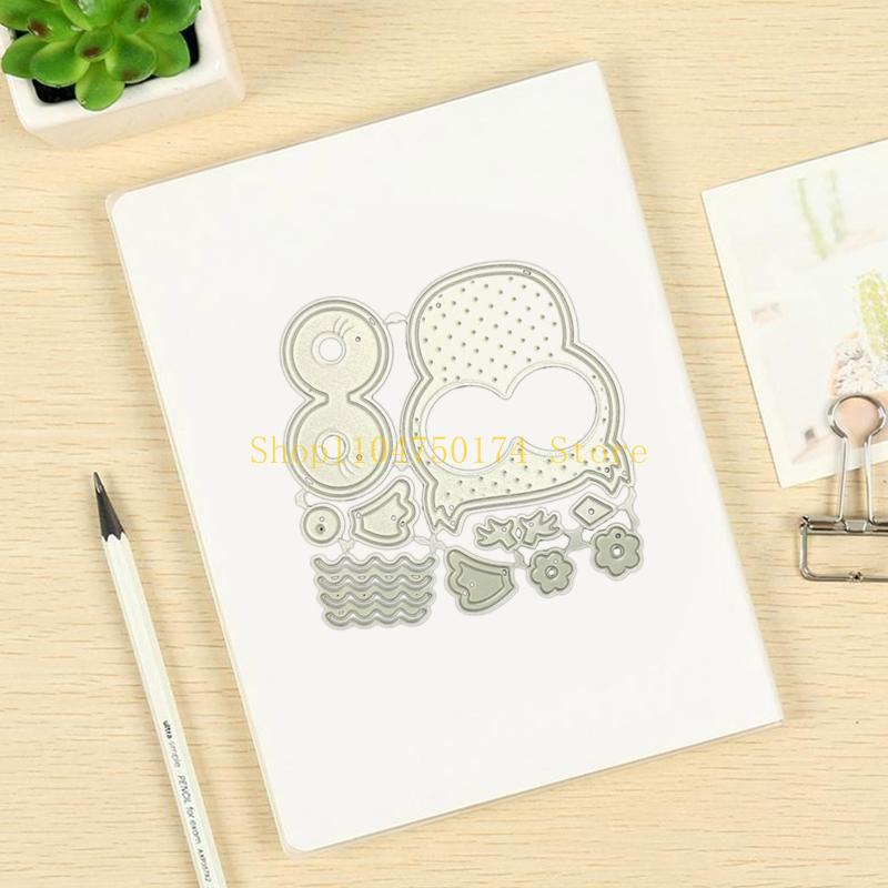 Owl Embossing Cut Die Steel Stencil Album Card Decor for Kids DIY Art Craft top sale