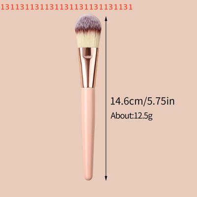 Multifunction DIY Facial Foundation Brush Cosmetic Tool for Facial Masks Women's Wooden Handle Makeup Brush