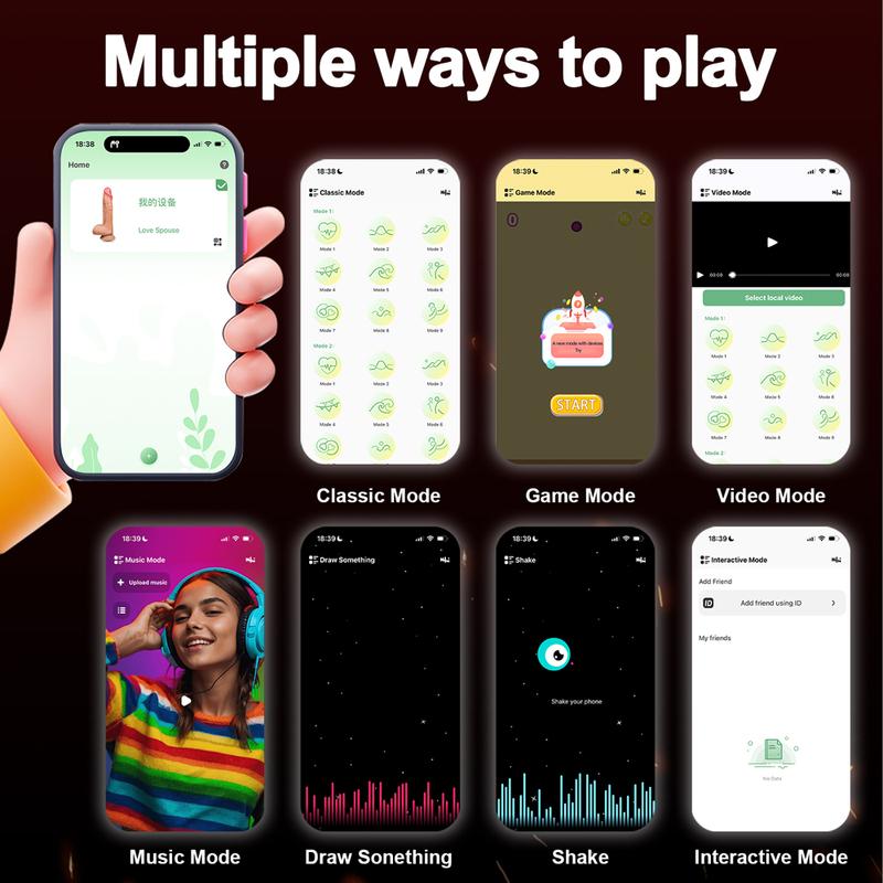 Remote Control Realistic Thrusting Dildo for Women Liquid Silicone Anal Big Penis With Suction Cup Skin Feeling Vibrator Sex Toy