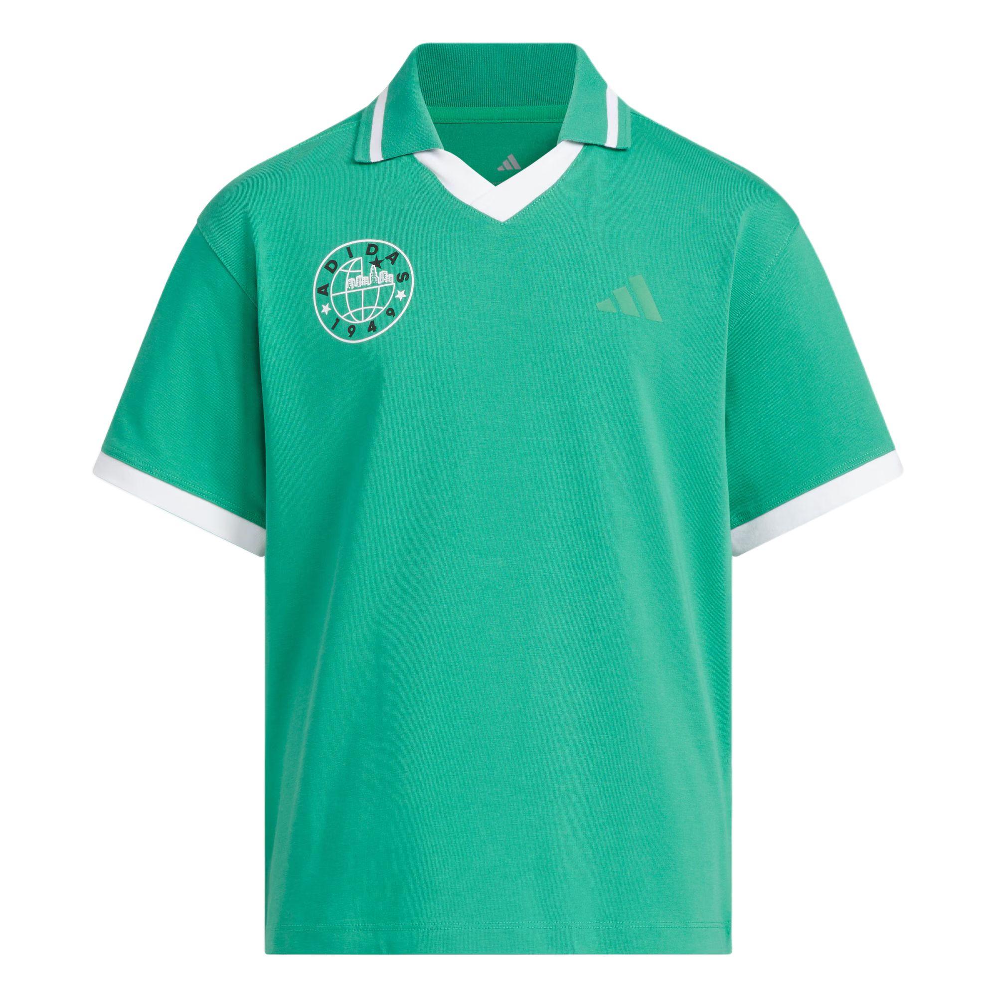 Adidas Polo Shirt Light Lawn Green Children Aged 3 7 Years Old JL7529 140