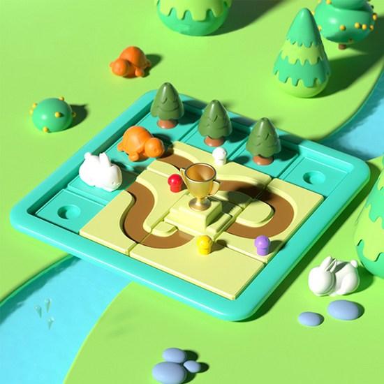 Mmong Childrens Rabbit and Turtle Learning Card Game, popular Korean game