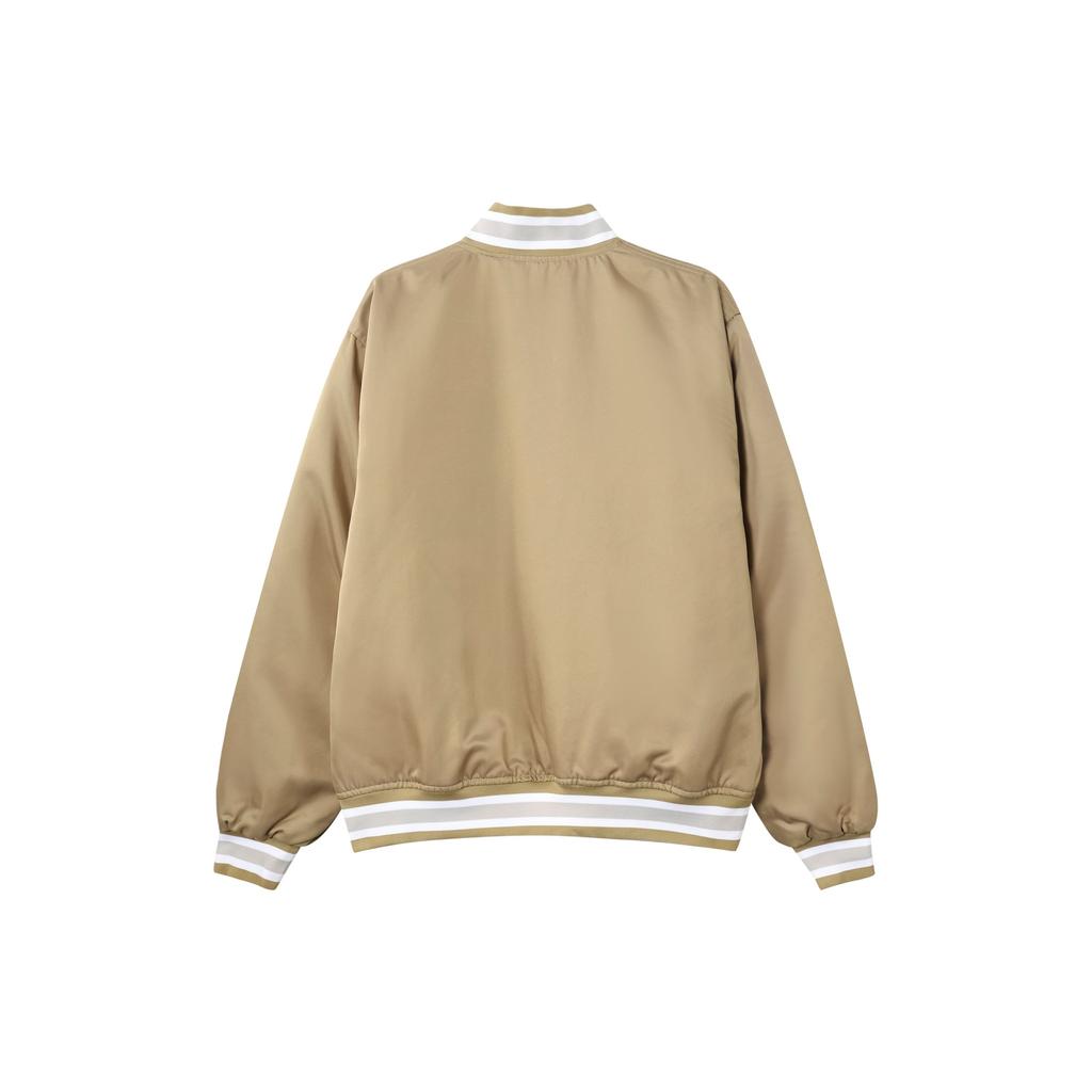 Nike Sportswear Authentics Dugout Jacket (Asia Sizing) Khaki/White Men Streetwear DX0659-247