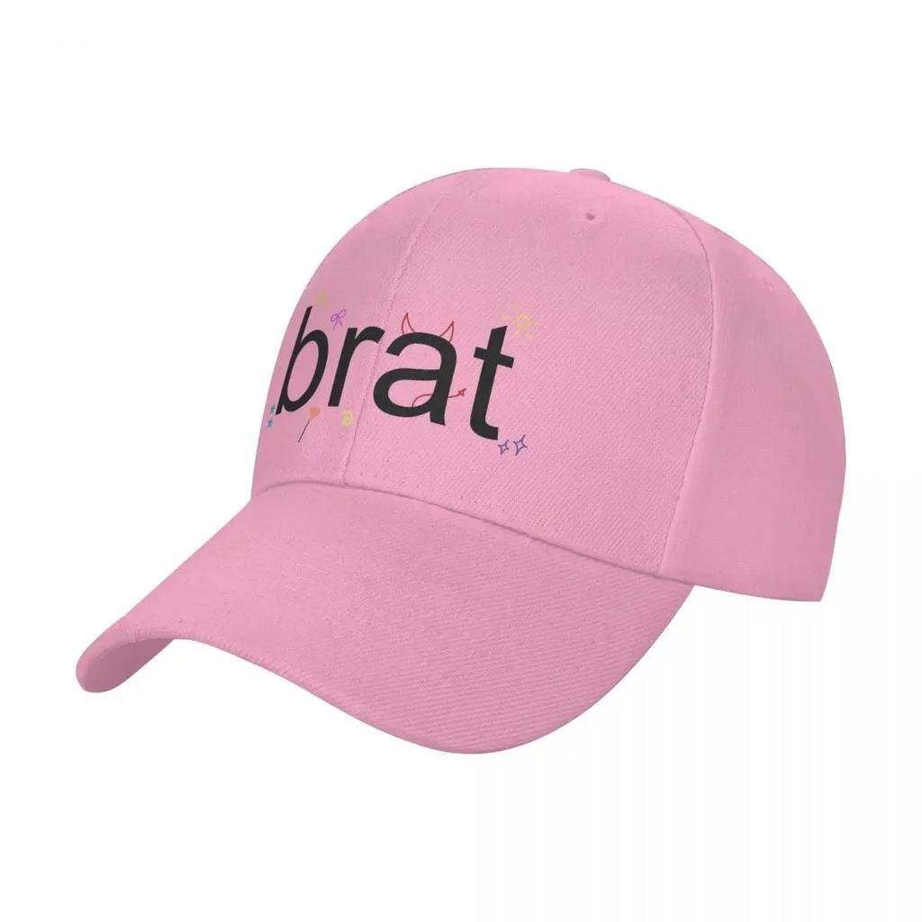 Charli XCX Brat Hats Unisex Hip-Hop Hats Sun Hat Fishing Hat Adjustable Polyester Baseball Caps Summer