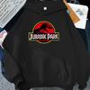Jurassic Park Printed Men's Women's Hoodies Funny Casual Breathable Tops Jurassic World Cool Long Sleeves Couple's Clothing