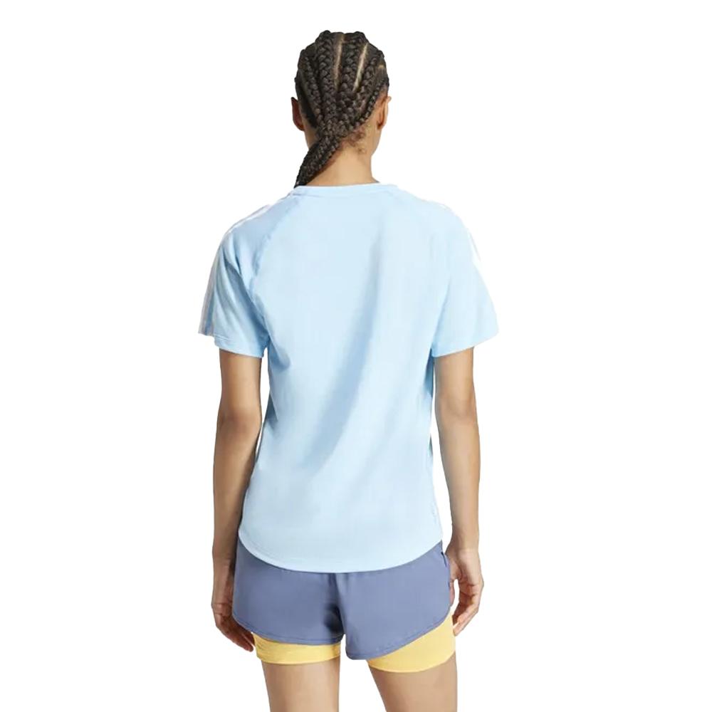 Adidas Womens/Ladies Own The Run Stripe T-Shirt