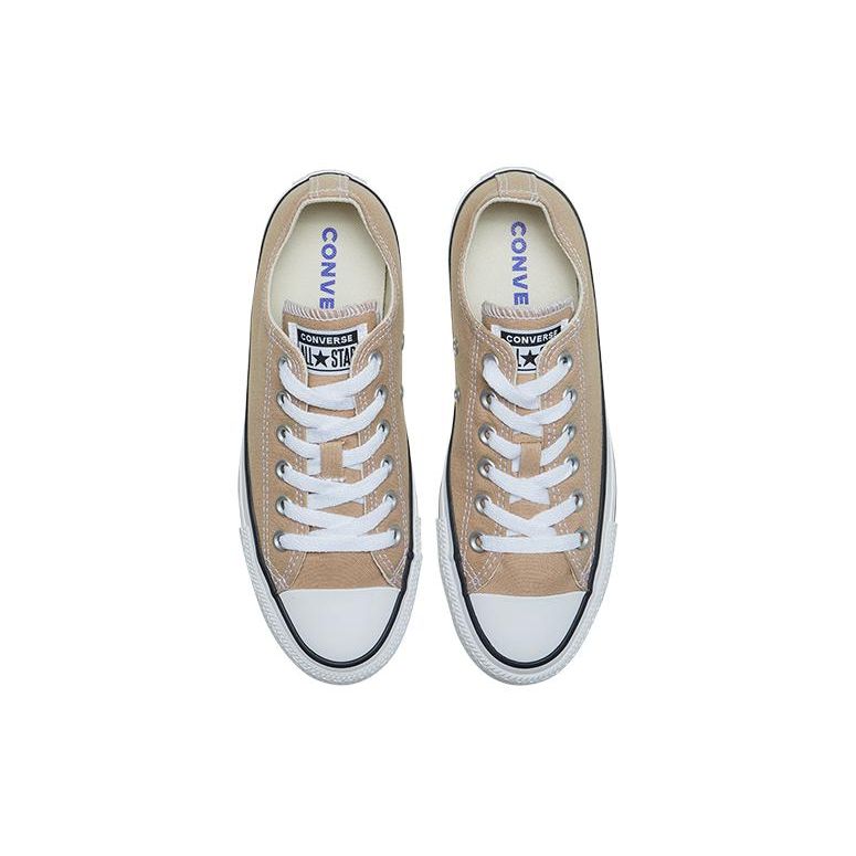 Converse Chuck Taylor All Star Seasonal Color Comfortable Casual Low Top Canvas Shoes Unisex Sneakers Brown 164938C
