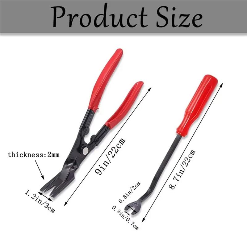 Car Light Repair Tool Headlight Pliers Removal Pliers Plastic Buckle Pliers Dash Upholstery Remover Tool