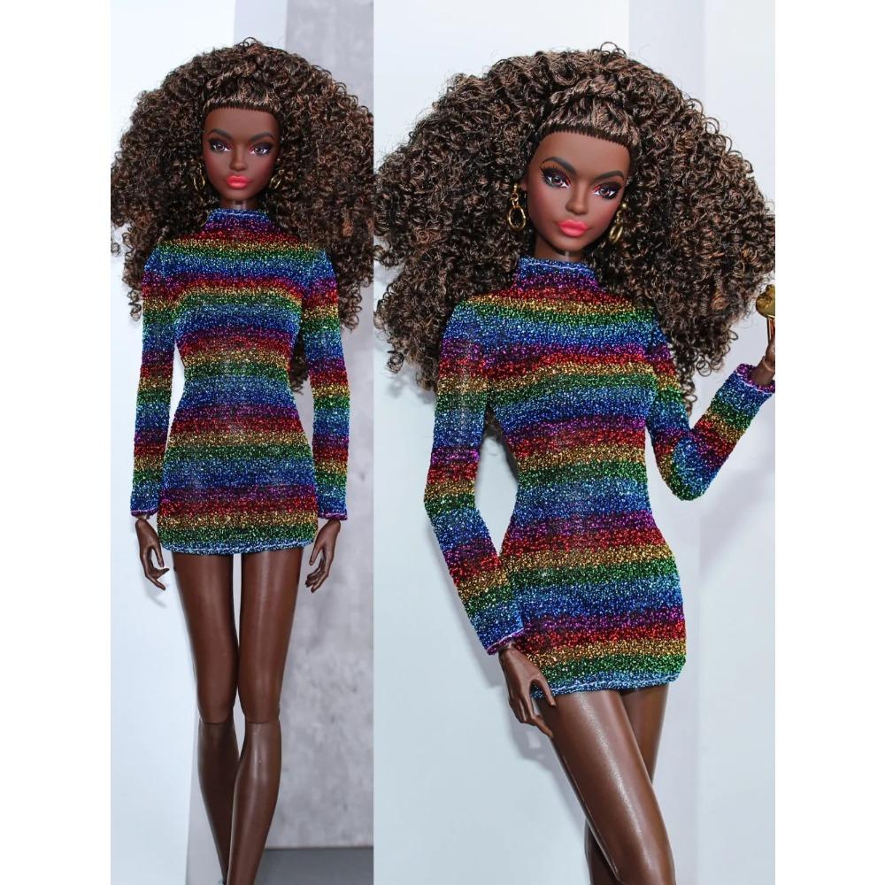 Hot pink clothes set / top + coat + skirt / 30cm doll clothing suit outfit for 1/6 Xinyi FR ST OB BB Doll / dollhouse toy