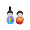 Forcart Cute Glass Hina Dolls Marufuku Hina