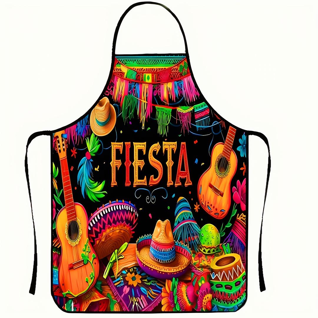 Festive Christmas Party Print Apron for Kitchen & Restaurant Cooking