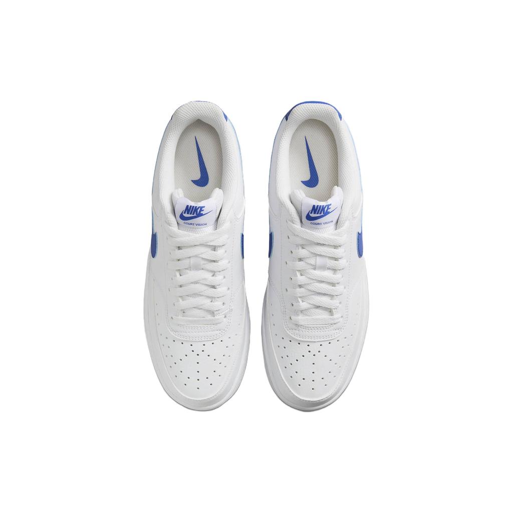 Nike Court Vision Low White Royal Blue Unisex Sneakers FZ0624-100