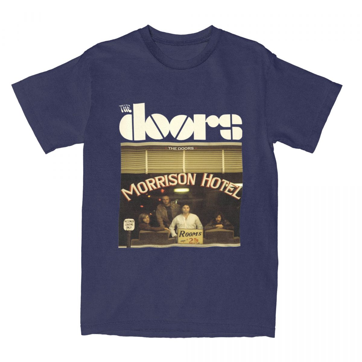 

Men Women The Doors Band Morrison Hotel Shirt Accessories Pure Summer T-shirt Clothing Casual Tee Shirt Adult 4XL