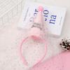 1 Pc Crown Cone Gauze Headband Princess Style Birthday Party Headwear Sequin Happy Birthday Hair Accessories Baby Girls Gift