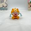 PVC Cartoon Pendant Crying Face Car Keyring Creative Dolls Keychain  Car Keychain