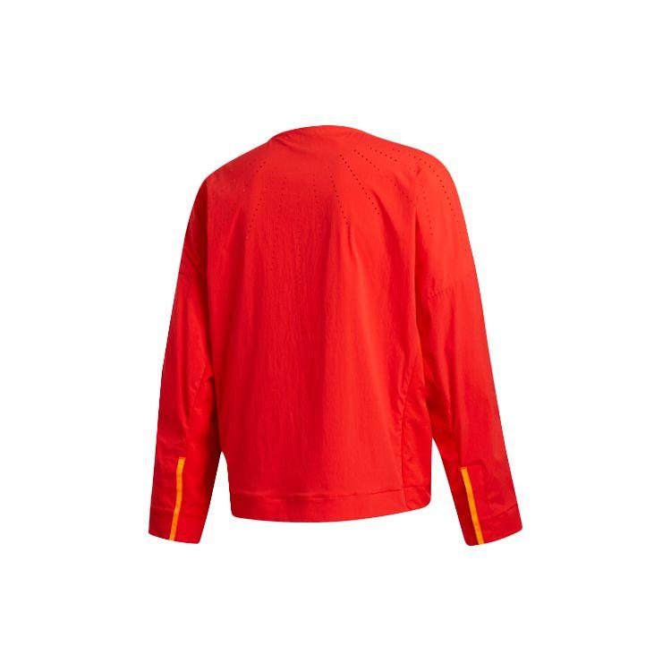 Adidas Originals Trefoil Casual Loose Jacket Men Jackets Bright-Pink Fluorescent GJ5101
