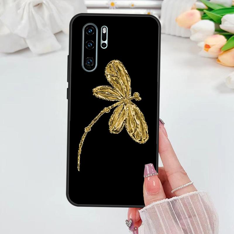 Dragonfly Insect Pattern For Huawei Nova 11i 7i 8i 12i 12s Y73 Y70 Y90 Y60 Y72 Y61 Y91 9 10 SE P40 Lite P30 Pro Case