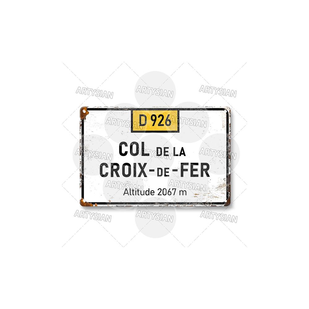 Segno Metallica Corsa Ciclistica Segnaposto Francia Croix de Fer Loze l'Iseran Peyresourde Tramassel d'Izoard Galibier Mont Ventoux