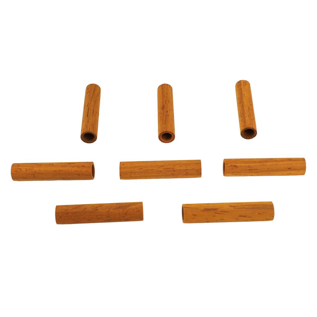 8Pcs Truss Rod Tube Rosewood Practical Guitar Truss Rod Tube Replacement for Maintenance DIY