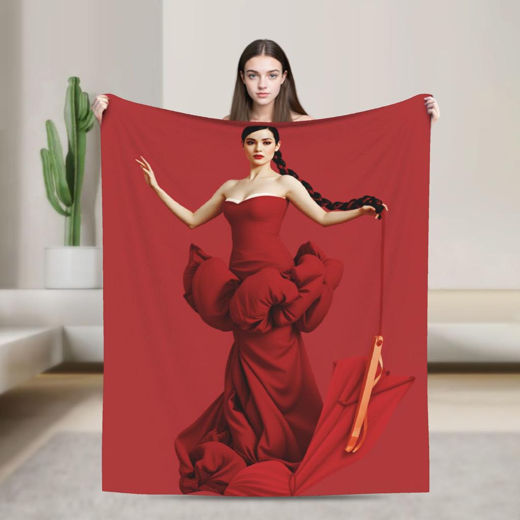 Singer Selena Gomez I Said I Love You First Blanket  Warm Soft For Home Decor Decorative Flannel Bedspread Bed Cover