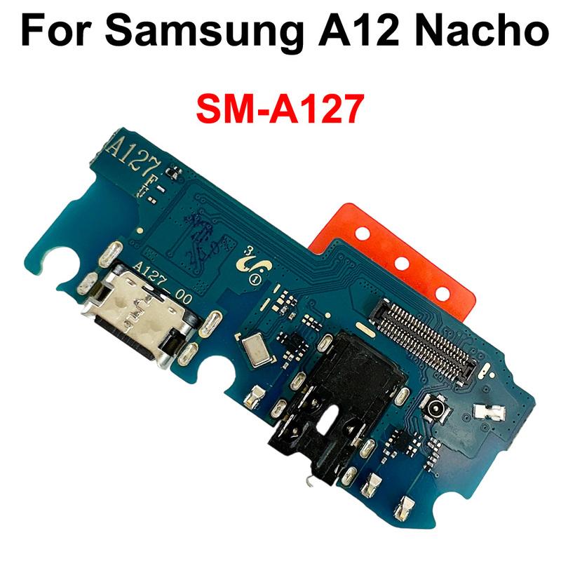 Charging Flex For Samsung Galaxy A12 Nacho SM-A127 USB Charge Port Jack Dock Connector Charging Board Flex Cable
