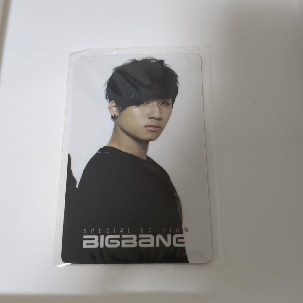 [USED] BIGBANG SPECIAL EDITION CD D-LITE card