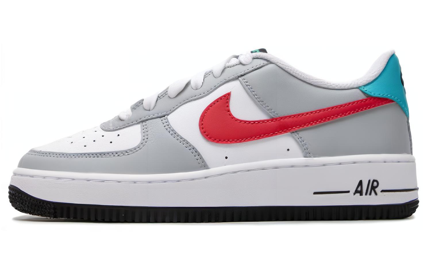 Nike Air Force 1 LE GS Grey Red Blue 36