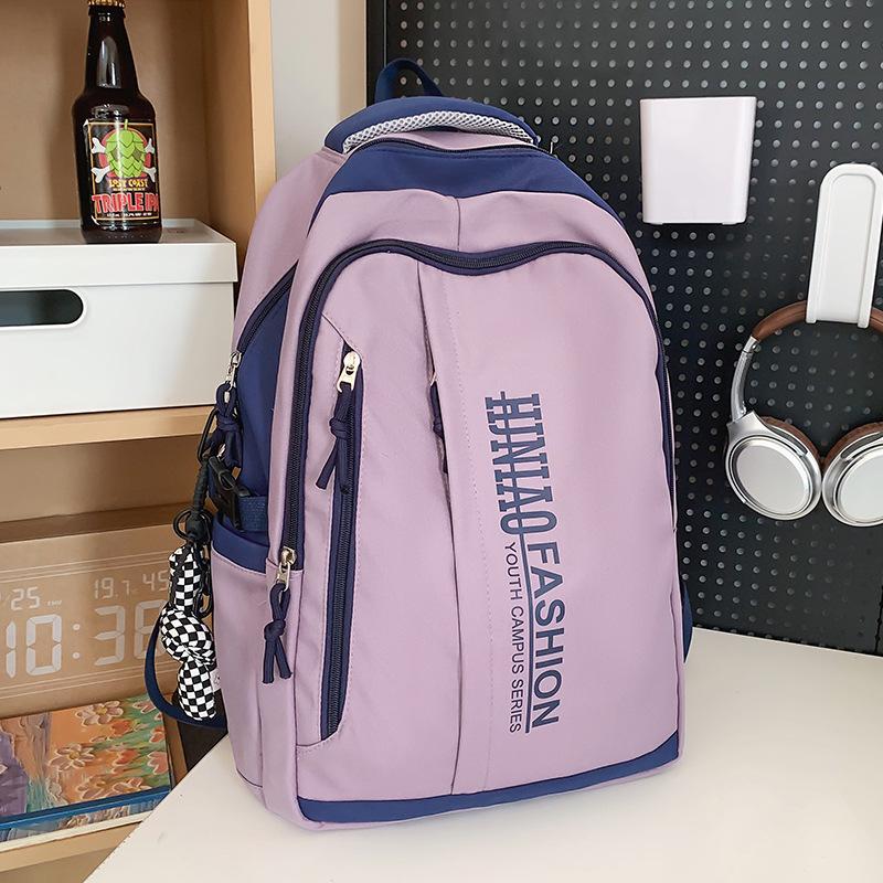 Children Elementary School Students Junior High School Girls Burgundy Middle School Students College Boy Backpack