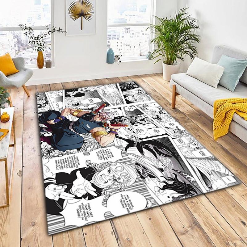 Japanese manga artist Koyoharu Gotouge's Demon Slayer carpet is suitable for living room and bedroom doormats office balcony decorative rugs H2