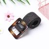 Women Wide Dress Belt Shirt PP Straw Belly Necklace Elastic Waist Chain Body Jewelry Straw Belt