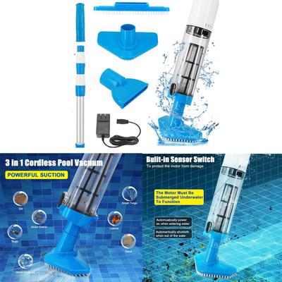 Bezdrátový dobíjecí bazénový vysavač Výkonný ruční vysavač ABS Textura Stroj na čištění bazénu pro čištění bazénu