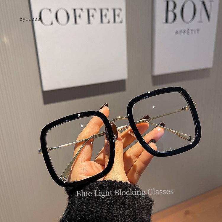 

Square Computer Glasses Frame 2024 New In Trend Oversized Fashion Eyeglasses Anti Blue Light Blocking Glasses Frames Eyewear