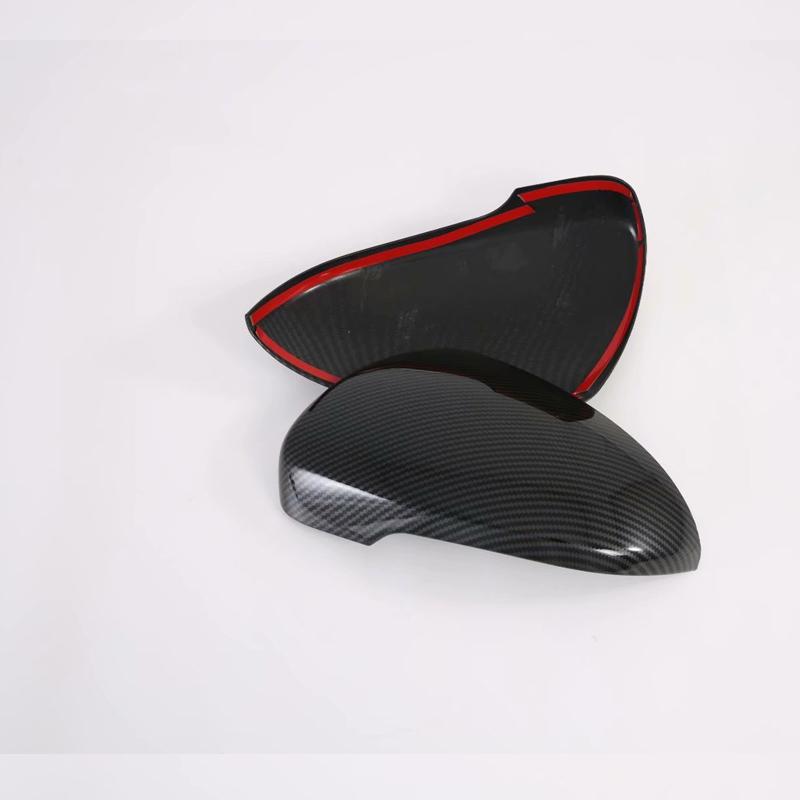 For Hyundai Tucson 2015- Car Rearview Mirror Cover Trim,accessories Black Carbon Fibre Side Turn Signal Mirror