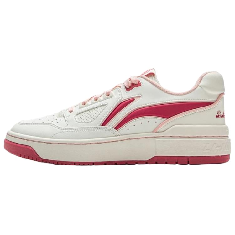

Li Ning New Star Fashion Versatile Non-Slip Wear-Resistant Low-Top Skate Shoes Unisex sneaker White Pink ABCV007-1 44⅓